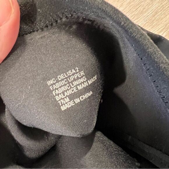 INC international concepts embroidered over the knee boots black - Picture 3 of 7